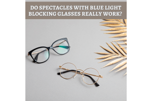 blue light-blocking spectacles