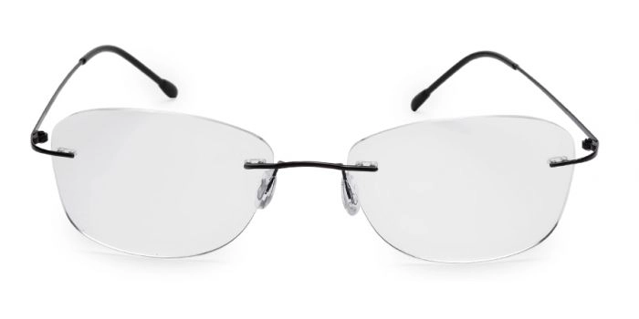 Mens Rimless Wrap Narrow Rectangle 90s Metal Rim Designer OG Sunglasse –  superawesome106