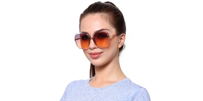 Buy VERO MODA Women Solid Casual Wear Pink Sunglasses Online
