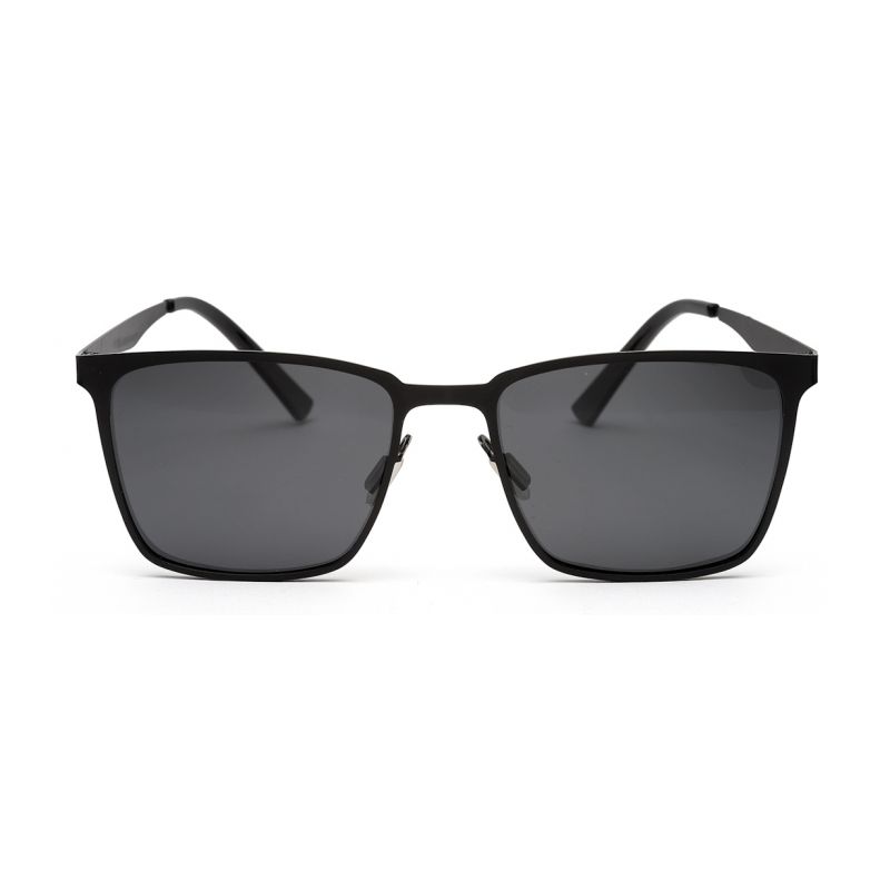 Vincent Chase Dark Grey Wayfarer Polarised and UV Protected Lens Unisex  Sunglasses