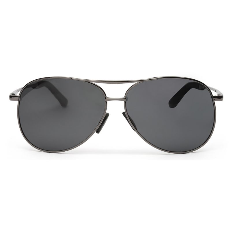 Black Oversized Gold Detail Aviator Sunglasses | PrettyLittleThing-tuongthan.vn