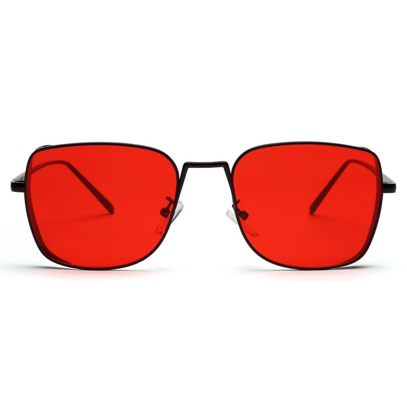 Red Lens Sunglasses with Black Frames | Red lens sunglasses, Sunglasses,  Circle sunglasses