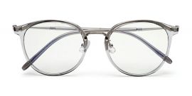 Zenith Titanium Clear Round Spectacles for Women
