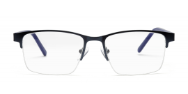 Unisex Glossy Blue Frame Specs 