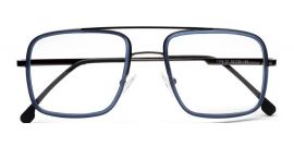 Full-Rim Square Blue Glasses Frames for Men 