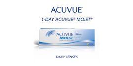 Acuvue 1-Day MOIST Daily Disposable Contact Lenses (30 Lens/Box)