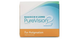 Bausch & Lomb Purevision 2 Toric for Astigmatism - Monthly Contact Lens(6 LENS PACK)