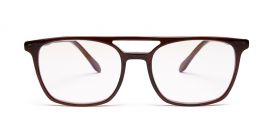 Brown MOD Aviator Style Acetate Eyeglasses Frames for Men