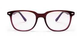 Grey Brown Wayfarer Style Acetate Eyeglass Frame for Men
