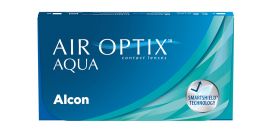 Monthly Disposable Air Optix Aqua Contact Lens (6 Lenses/Box)