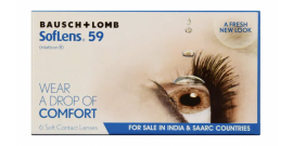 Softlens 59 Monthly Disposable Contact Lens (6 Lens pack)