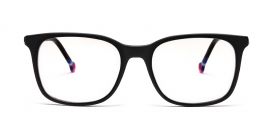 Black Squared Shape Acetate Eyeglasses Frames for Men