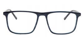 Blue Black Square Shaped Acetate Eyeglasses Frames for Men