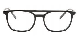 Black MOD Aviator Acetate Eyeglass Frame for Men