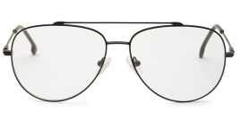 Black Aviator Style Metal Specs Frames for Men & Women
