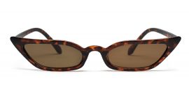 Tort Brown Cateye Vintage UV Protected Sunglass for Women