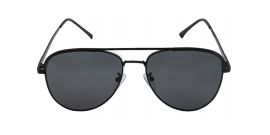 Black Shade Aviator Style UV Sunglass