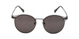 Black Glossy Cateye Shaped UV Sunglass - Power Sunglasses