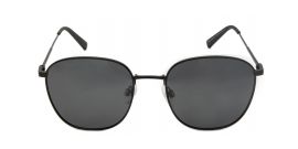 Black Shade Oval Shaped UV Sunglass - Power Sunglasses