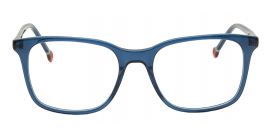 Blue Squared Shape Acetate Frame - Power Spectacles Anti-Glare