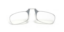 Grey Nose clip Reading eyeglasses with case