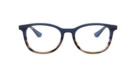 RAY-BAN HIGHSTREET Full Rimmed Square Frame - Blue X with Power