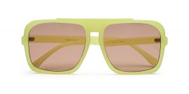 Funky Lemon Square Sunglasses