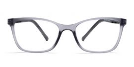Light Grey Wayfarer Eyeglasses Full Rim TR-90 Frame for Kds