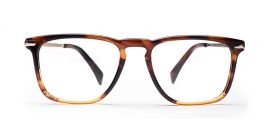 Brown Tort Wayfarer Full Rim Acetate Metal Frame-Power Spectacles Anti-Glare