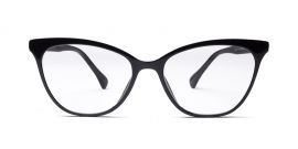 Black Cateyes Full Rim Acetate Frame-Power Spectacles Anti-Glare