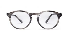 Dark Grey Tort Clubmaster Full Rim Acetate Frame-Power Spectacles Anti-Glare