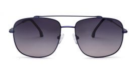 Blue Squared full Rim Metal Sunglasses For Men