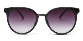 Black Oval UV Protection Sunglass for Women