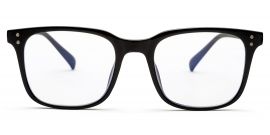 Black Rectangle Eyeglasses for Men