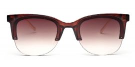Brown Gradient Clubmaster UV Protection Sunglass for Men