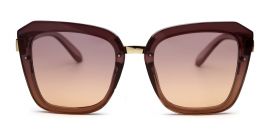 Brown Square Shaped UV Sunglass for Women