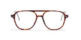 Brown Tort Full-Rim Square Eyeglasses for Men