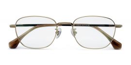 GOLD UNISEX SPECTACLES IN RECTANGLE FRAME