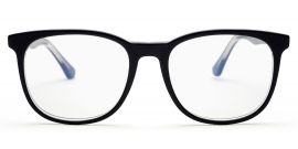 Dark Blue Square Eyeglasses for Men and Women