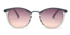 Grey Oval UV Protection Sunglass for Women