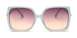 YourSpex Blue Sunglass and Trendy Square Sunglasses for Women