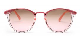 Pink Oval UV Protection Sunglass for Women