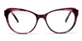 Purple Cateyes Full Rim Acetate Frame for Women