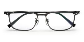Zenith Metallic Titanium Grey Spectacles for Men