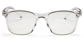 Transparent Wayfarer Eyeglasses for Men and Women