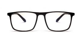 Brown Black Square Shaped Acetate Eyeglasses Frames for Men