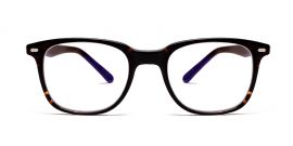 Black Tortoise Wayfarer Style Acetate Eyeglass Frame for Men