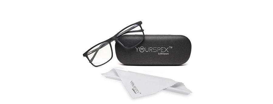 Checkers Square Shaped Acetate Eyeglasses Frames for Men