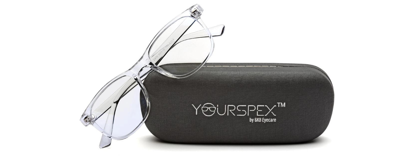 Transparent Wayfarer Eyeglasses for Men and Women