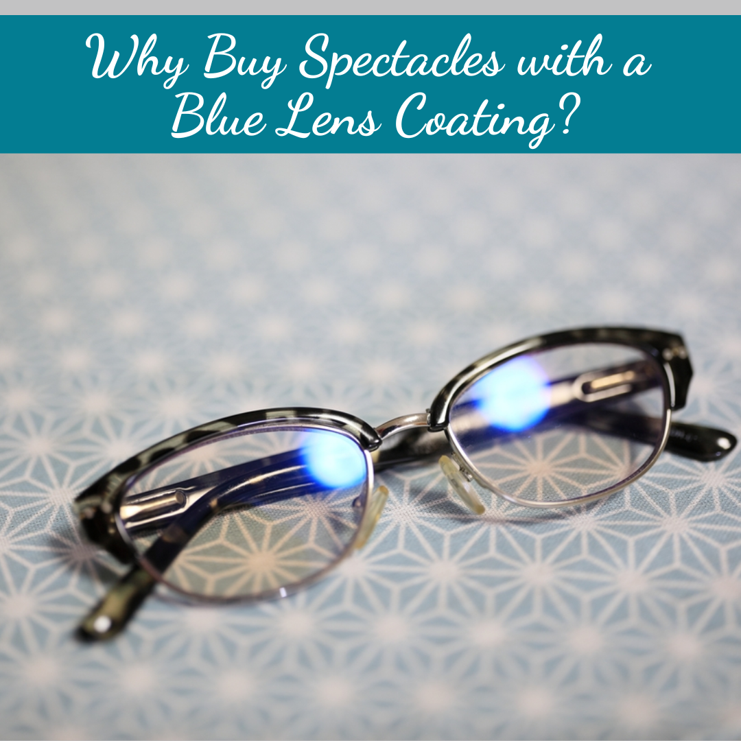 blue lens coating